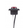 Mini LED Positionsleuchte rund 12-24V, rot