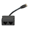 Victron RJ45 Splitter 1xRJ45 male 15cm Kabel, 2xRJ45 female - Ab schweizer Lager