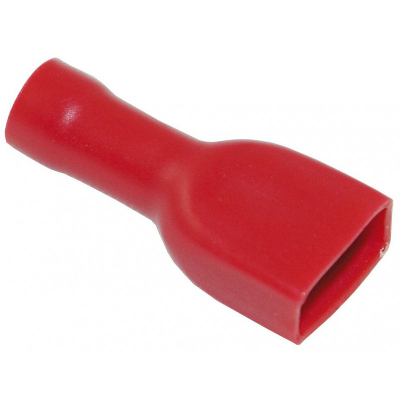 Flachsteckhülsen vollisoliert 6.3mm