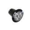 Mini LED Frontblitzer rund blau, 12-24V