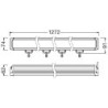OSRAM LED Lightbar VX1250-CB DR SM, E-geprüft als Doppelfernlicht