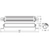 Osram LEDriving® LIGHTBAR FX500-CB SM 2. Generation, 12/24V 56W, Doppelfernlicht, 2x Ref. 20