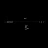 LED Innenraumleuchte Strands UNITY, 281mm, IP67, 12-24V