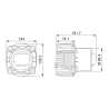 Hella 90mm Bi-LED Scheinwerfer L4565, 3. Generation, zu Aebi, Fendt, Claas, Deutz, Krone