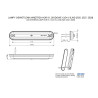 LED Innenraumleuchte kaltweiss, 134x27, 12-24V