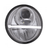 LED Hauptscheinwerfer 7 Zoll Nolden 2. Generation mit Tagfahrlicht - schwarz-chrome