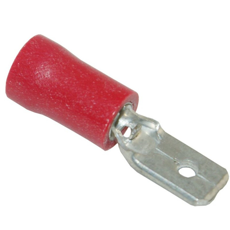 Flachsteckzungen isoliert 4.8mm