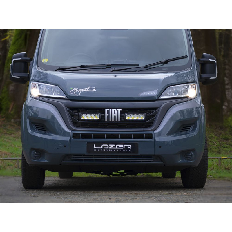 Kühlergrill Kit für Fiat Ducato 2022+, für LAZER Triple-R Fernlichter