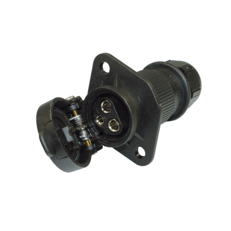 Steckdose 3-pol Typ Cobo mit Kabelverschraubung