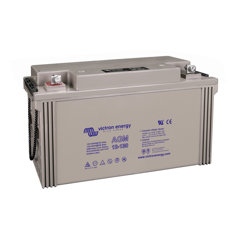 Victron Energy AGM Deep Cycle Batterie 12V, 130Ah