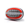 LED Rückleuchte oval mit Nebelschluss und Rückfahrleuchte, 136x91x40