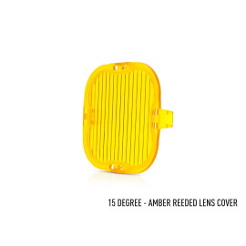 Amber Reeded Lens – 15 Degrees – RP Series/Utility-80 HD