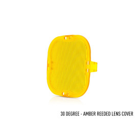 Amber Reeded Lens – 30 Degrees – RP Series/Utility-80 HD