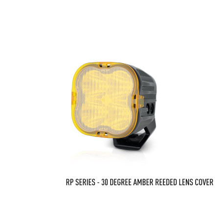 Amber Reeded Lens – 30 Degrees – RP Series/Utility-80 HD