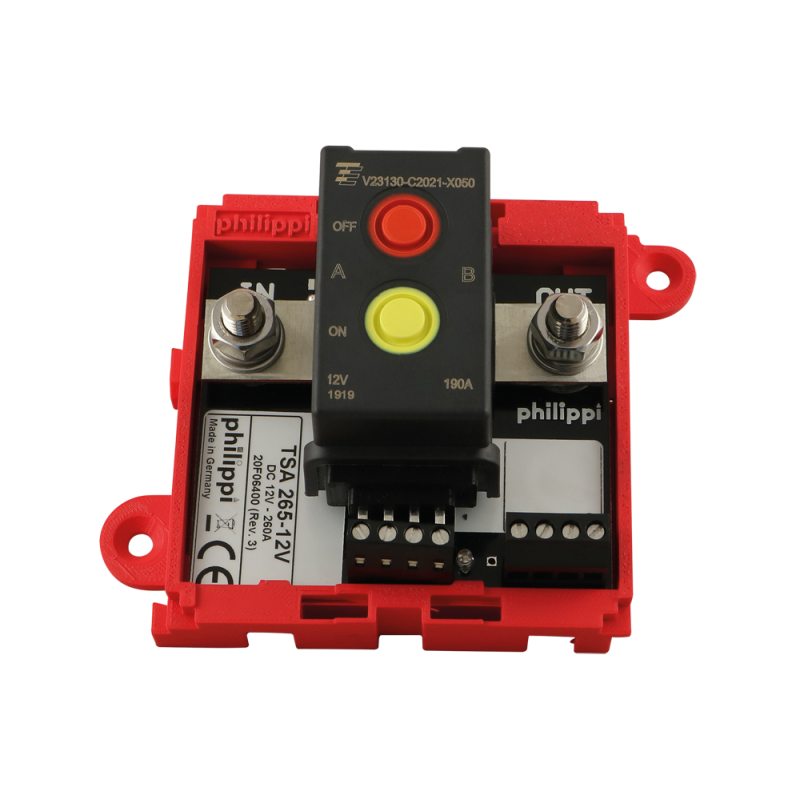 Elektr. Batterie-Trennschalter/Tiefentladeschutz 12 V