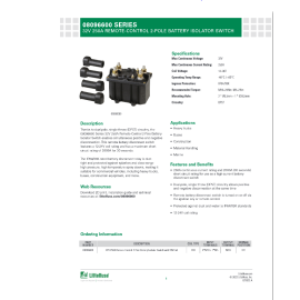 Elektr. Batterie-Trennschalter 24 V, 4 pol, 250A