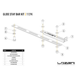 Stabilisierungsstange zu LAZER Glide