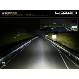 LAZER GLIDE Doppelfernlichtbalken E-geprüft mit Positionslicht, 12-24V, 5 Jahre Garantie