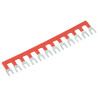 Plus-Schiene 12-pol rot