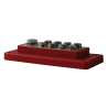 Stromverteiler 9-pol, rot
