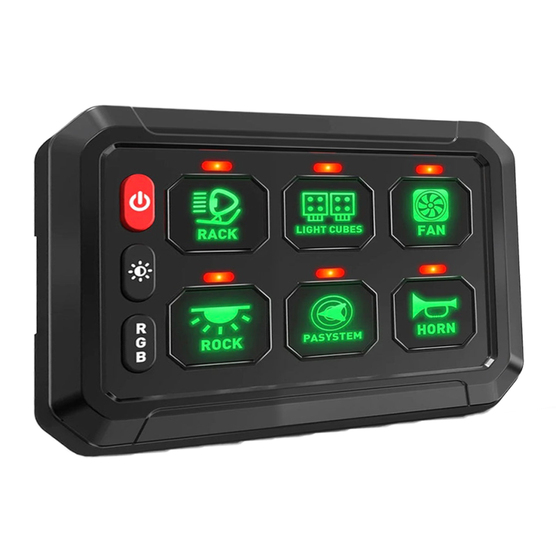 Bedieneinheit mit Relaissteuerung 6 Tasten, 12/24 V