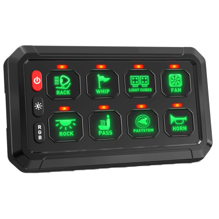 Bedieneinheit mit Relaissteuerung 8 Tasten, 12/24 V