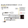 Kabelsatz für einzellampe (4-poligem, Deutsch DT, 12V)