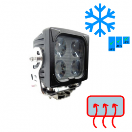 LED Arbeitsscheinwerfer 45W mit Scheibenheizung, 12-24V