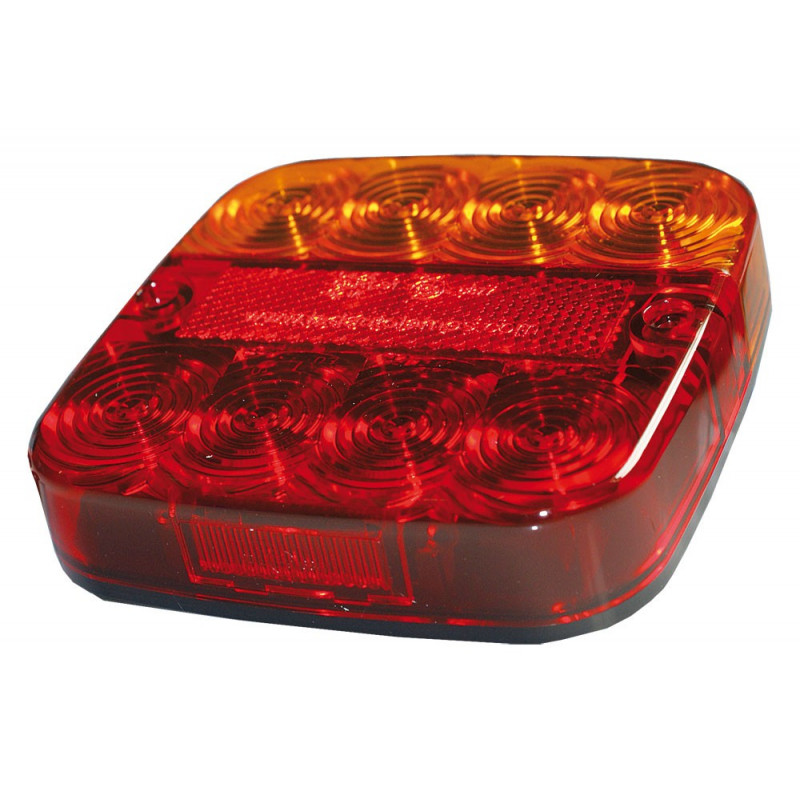 LED-Schlussleuchte 107x107mm 12V