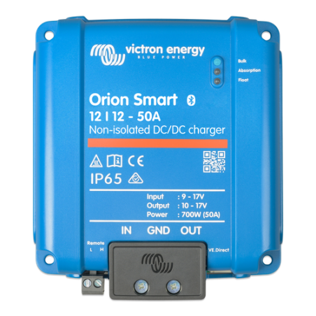 Victron Energy Orion XS Smart Buck-Boost 12V DC/DC Wandler 12/12-50A , Ladebooster, high EMC
