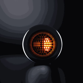 Strands Dark Knight IZE LED Rückleuchte links, 10-30V