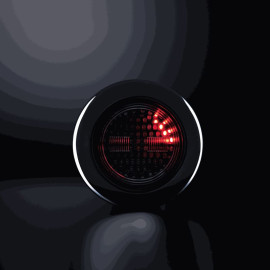 Strands Dark Knight IZE LED Rückleuchte links, 10-30V