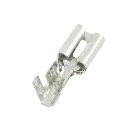 Flachsteckhülse blank mit Nase 4.8mm, bis 1.5mm2