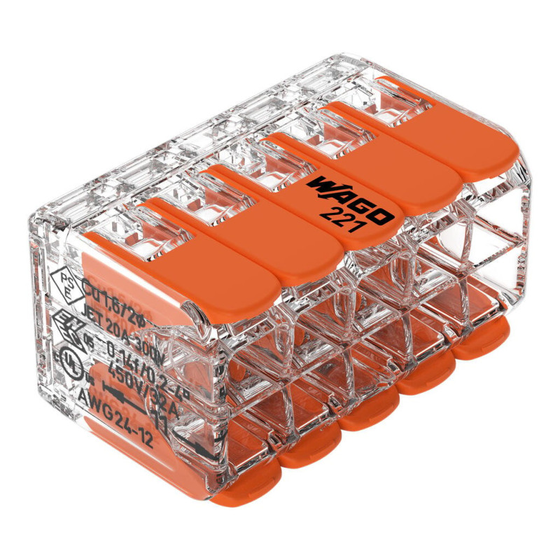 Spezialverbinder WAGO Compact Klemme 10-polig, 0,2-4mm²