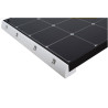 Solarmodul Halterung Set (2Stk.) 670mm ASA Kunststoff weiss