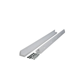 Solarmodul Halterung Set (2Stk.) 670mm ASA Kunststoff weiss