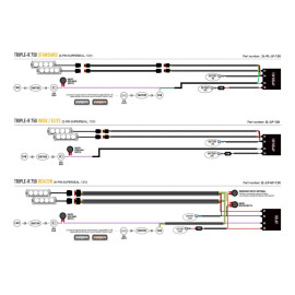 Kühlergrill Kit für den Renault Trafic 2023- für LAZER Triple-R Fernlichter