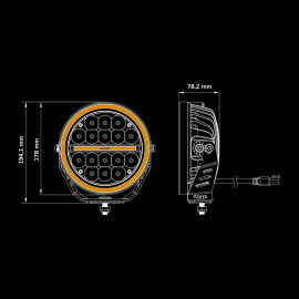 Strands Siberia XP LED Fernscheinwerfer 7 Zoll