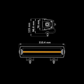 Strands SIBERIA XPA DR LED BAR 12″