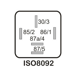 Mini-Relais Wechsler 24V 30/20A