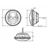 LED Hauptscheinwerfer 7" Speaker 8700 Evolution 2