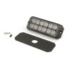 LED Frontblitzer rot, 12 LED, Aufbaumontage, 12-24V