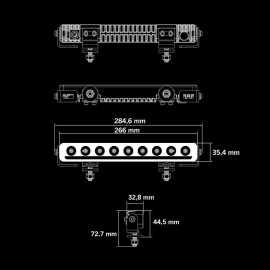 Strands NUUK D-Line LED Fernlichtbalken 10"