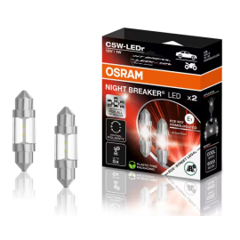 LED Soffitte Set (2Stk.) OSRAM Night Breaker LED C5W ECE, 36mm, 12V
