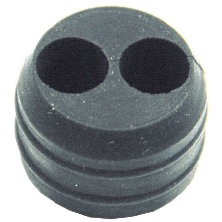 Doppel Gummitülle zu 7-pol Stecker, 2x 6.5mm