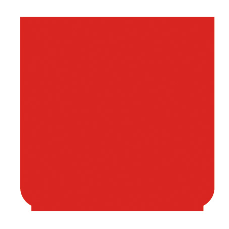 Symbol farbig, für Kippschalter - rot