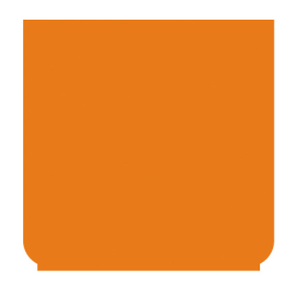 Symbol farbig, für Kippschalter - orange