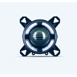 LED Fernscheinwerfer 90mm NCC NOVA, mit Blinker + PO