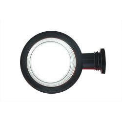 LED Positionsleuchte rot-weiss NEON, Aufbau, 12-24V