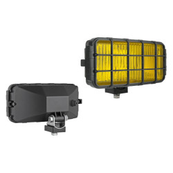 Halogen Nebelscheinwerfer mit Gitter 195x95 gelb